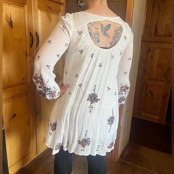Free People Oxford Embroidered Mini Dress - Picture 4 of 9
